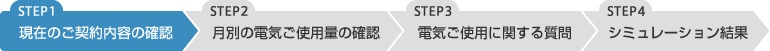 現在のご契約内容の確認
